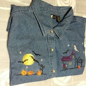 Long Sleeve Denim Shirt